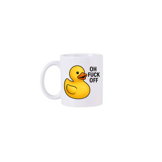 Oh fuck off duck mug