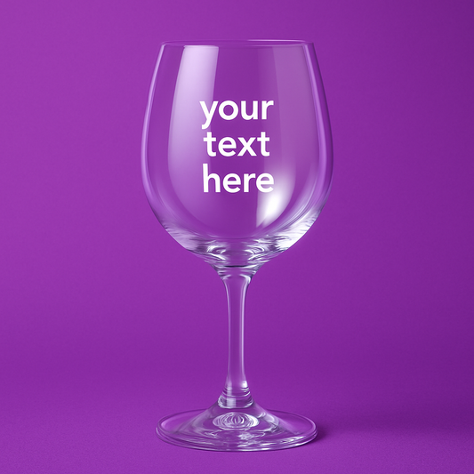 Personalised Wine Glass