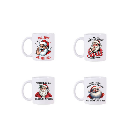 Funny Santa Mugs